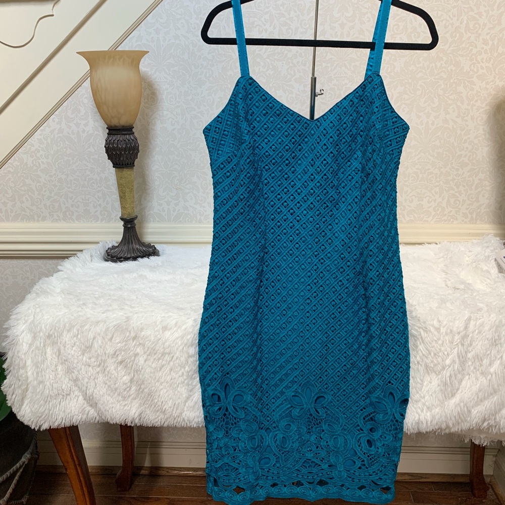 Brand New WHBM Spaghetti Straps Lace Dress